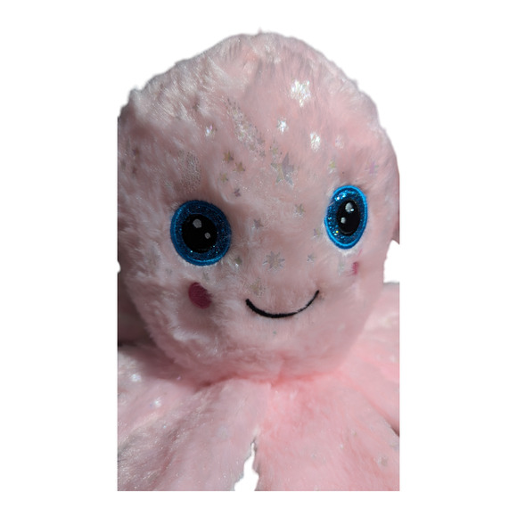 Stuffed Animals Pink & White Plush Octopus Toymazing New With Tag Plushie - Picture 8 of 11